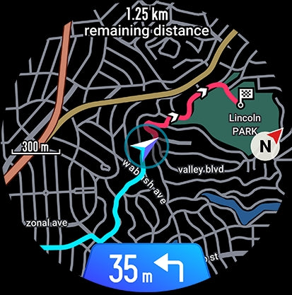 Turn-by-turn navigation and off-route alerts help you stay on track with on-screen prompts and voice notifications via Bluetooth earphonesāø, ensuring you reach your destination without getting lost.